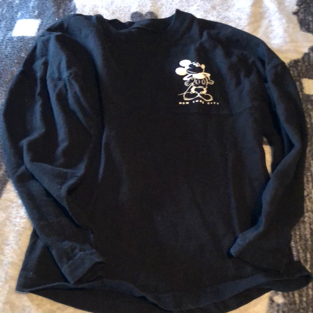 Disney Black Long Sleeve Kids Shirt